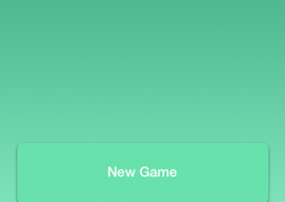 2. New Game Screen