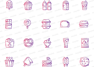 preview-fast-food-gradient-outline